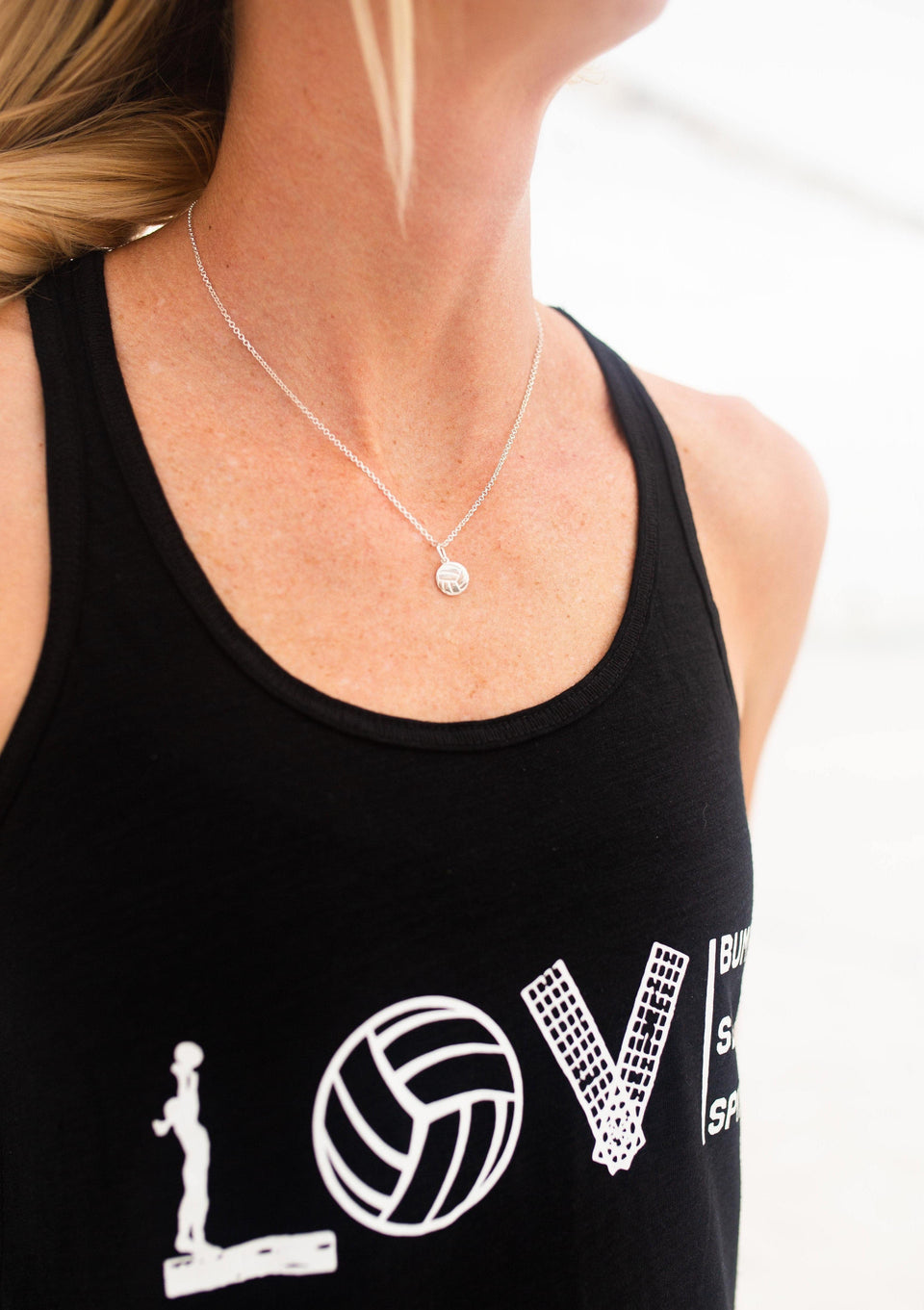 volleyball necklace